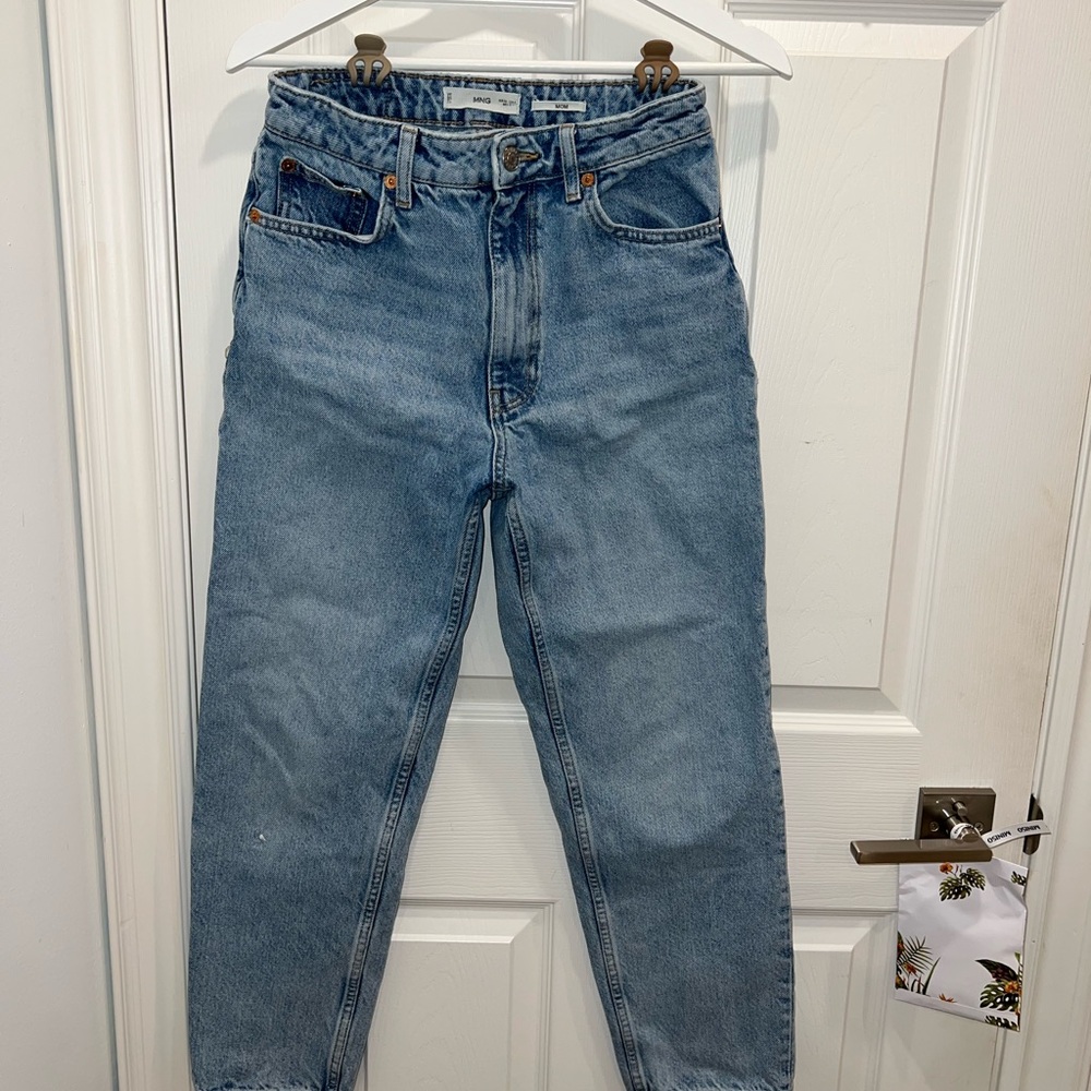 MANGO Blue Mom Jeans